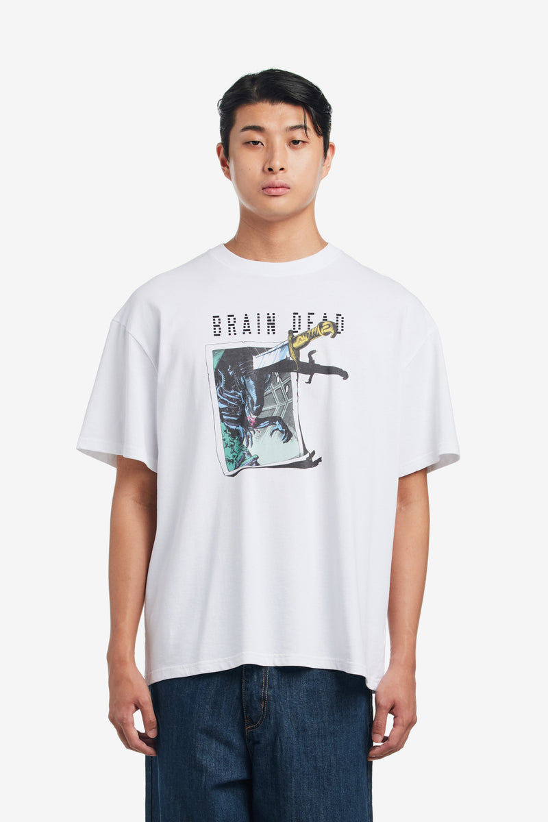 Novel Core BRAIN LAND トレーナー Basic BRAIN DEAD X ALIENS TARGET PRACTICE T-SHIRT– WORKSOUT WORLDWIDE
