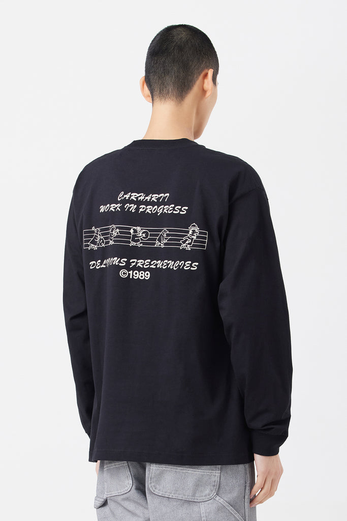 L/S DELICIOUS FREQUENCIES T-SHIRT - WORKSOUT WORLDWIDE