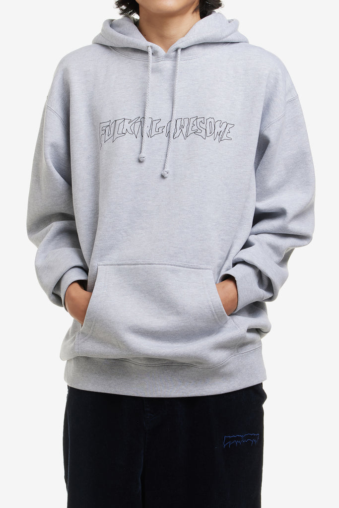 OUTLINE STAMP HOODIE - WORKSOUT WORLDWIDE