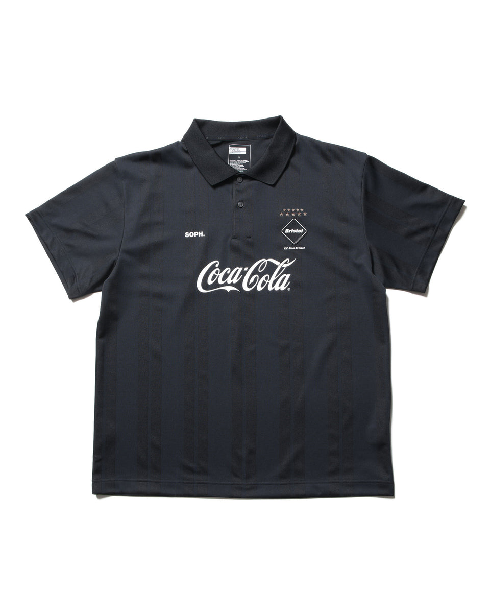 トップス Coca-Cola WEAVE STRIPE S/S POLO Coca-Cola WEAVE STRIPE S/S POLO– WORKSOUT WORLDWIDE