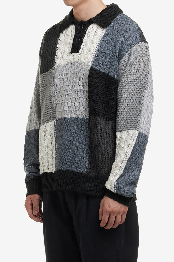 OLIVER PATCHWORK SWEATER - WORKSOUT WORLDWIDE