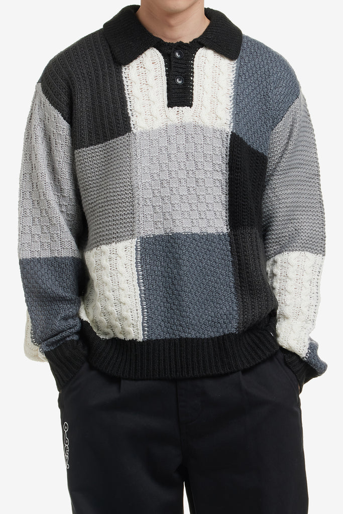 OLIVER PATCHWORK SWEATER - WORKSOUT WORLDWIDE