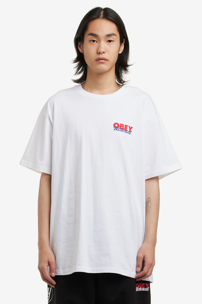 OBEY X WORKSOUT 20TH T-SHIRT - WORKSOUT WORLDWIDE