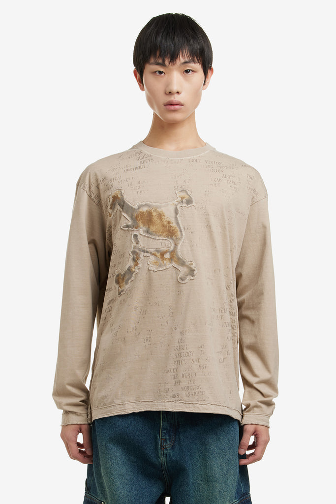 RUSTED SKULL LONG SLEEVE T-SHIRT - WORKSOUT WORLDWIDE