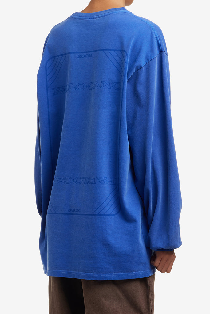PABLO CANO N.BLUE LOOSE LS TSHIRT - WORKSOUT WORLDWIDE