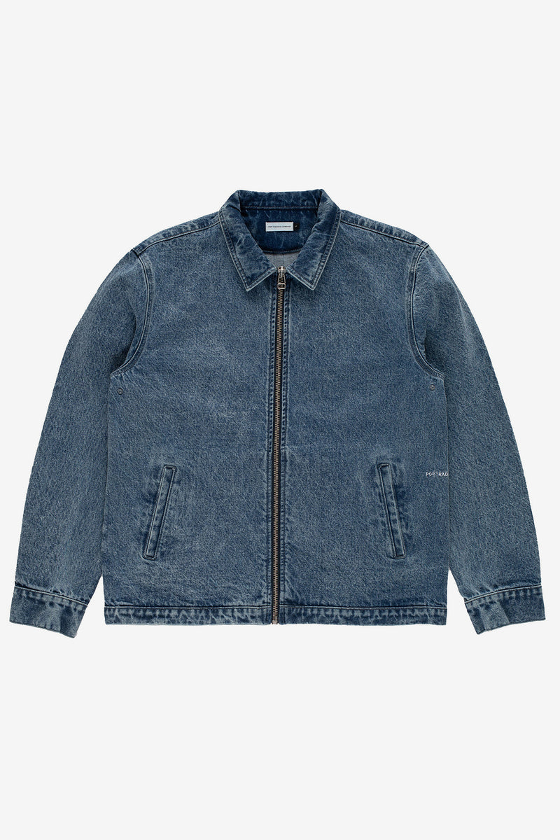DENIM FULL ZIP JACKET | WORKSOUT WORLDWIDE