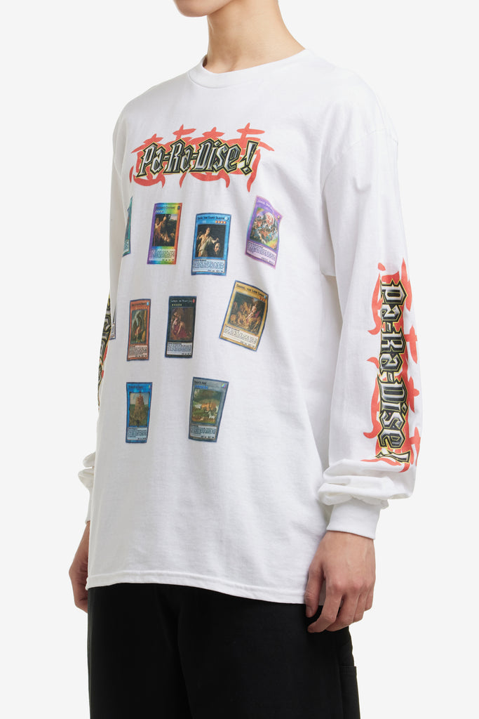 PA-RA-DISE! BIBLE CARDS LS TEE - WORKSOUT WORLDWIDE