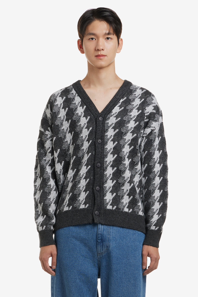 LOUIS CARDIGAN HOUNDSTOOTH - WORKSOUT WORLDWIDE