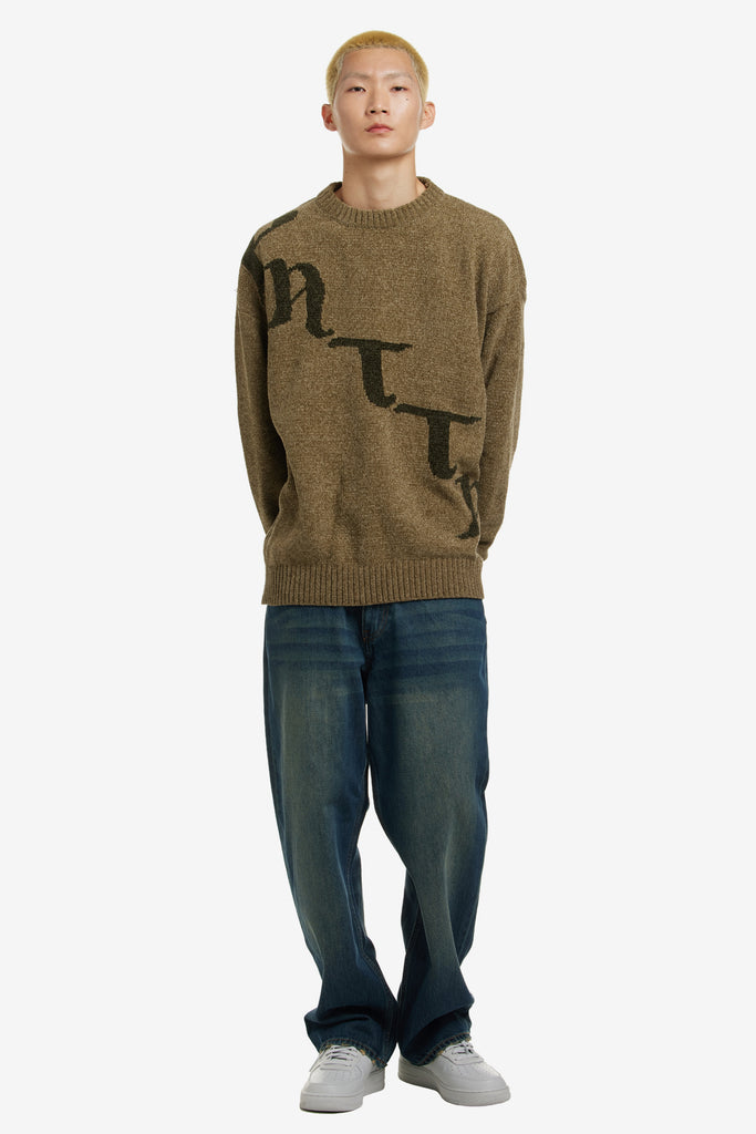 CHENILLE KNITTED SWEATER - WORKSOUT WORLDWIDE