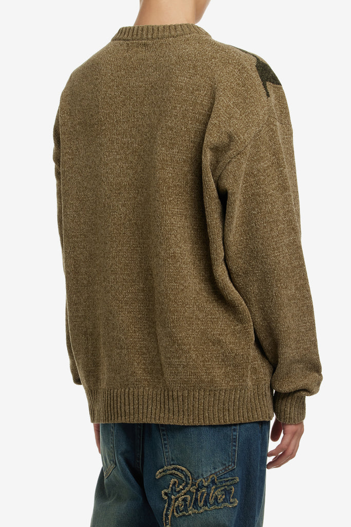 CHENILLE KNITTED SWEATER - WORKSOUT WORLDWIDE