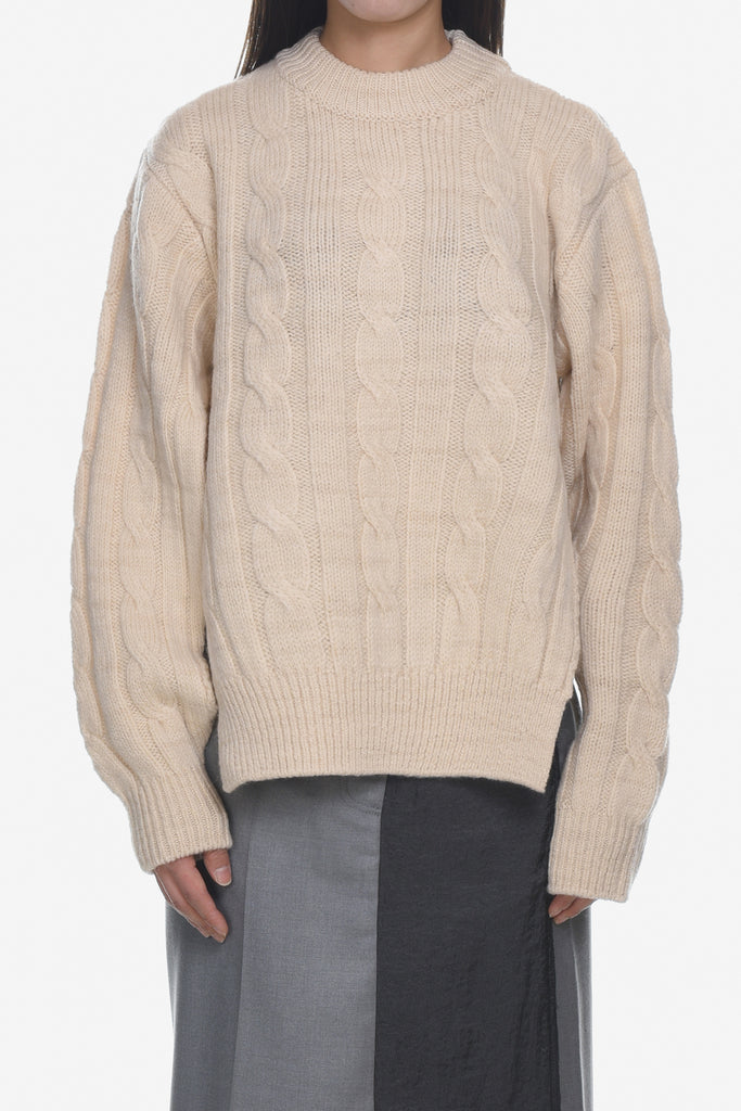 CABLE KNIT TOP - WORKSOUT WORLDWIDE
