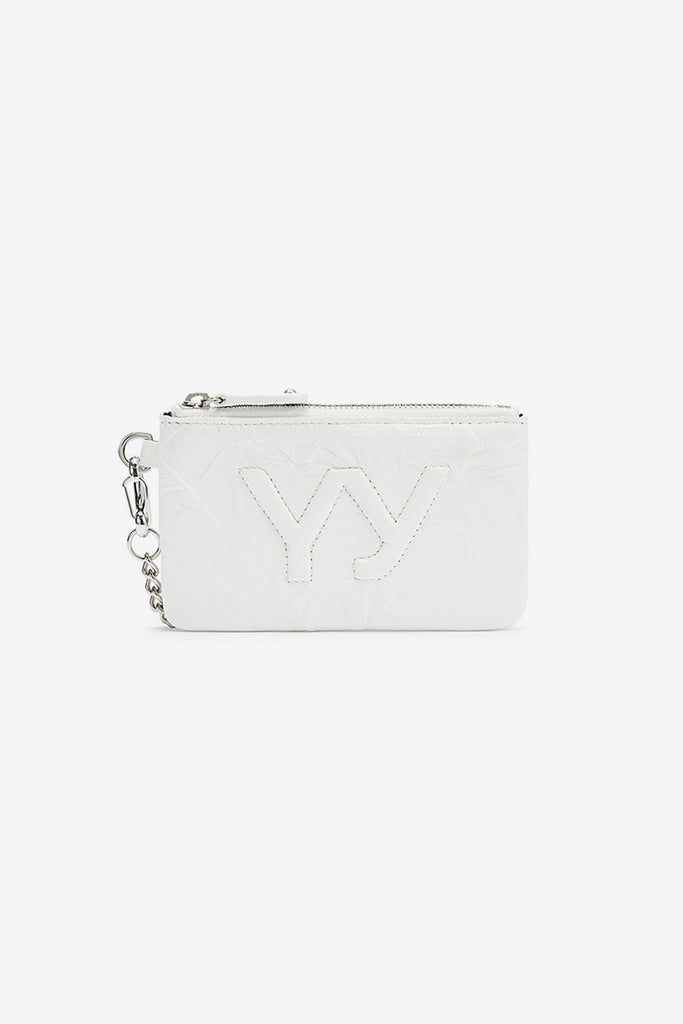 YY CRINKLE CHAIN WALLET WITH MIRROR - WORKSOUT WORLDWIDE