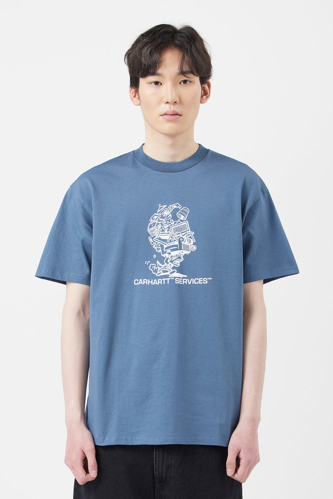 S/S MOVING SERVICE T-SHIRT - WORKSOUT WORLDWIDE