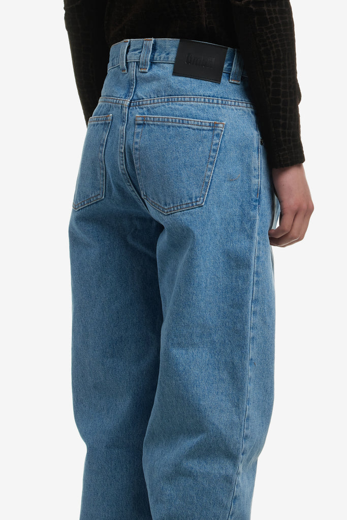 DENIM TROUSERS WITH DOUBLE ZIP - WORKSOUT WORLDWIDE