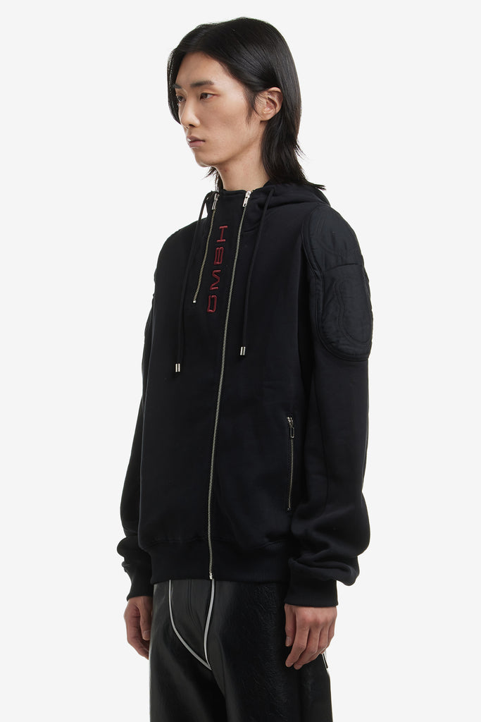 JERSEY JACKET WITH EXTENDED COLLAR - WORKSOUT WORLDWIDE