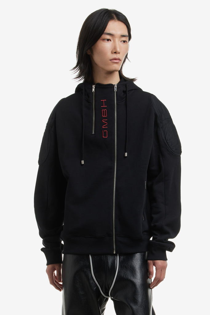 JERSEY JACKET WITH EXTENDED COLLAR - WORKSOUT WORLDWIDE