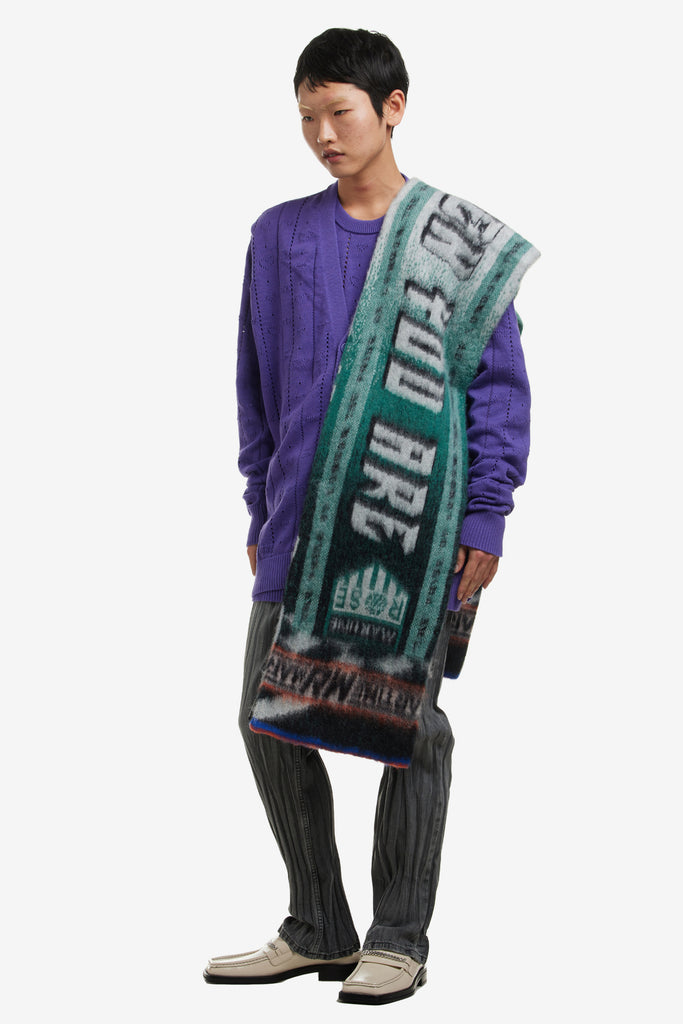 READY WHEN YOU ARE BRUSHED SCARF - WORKSOUT WORLDWIDE