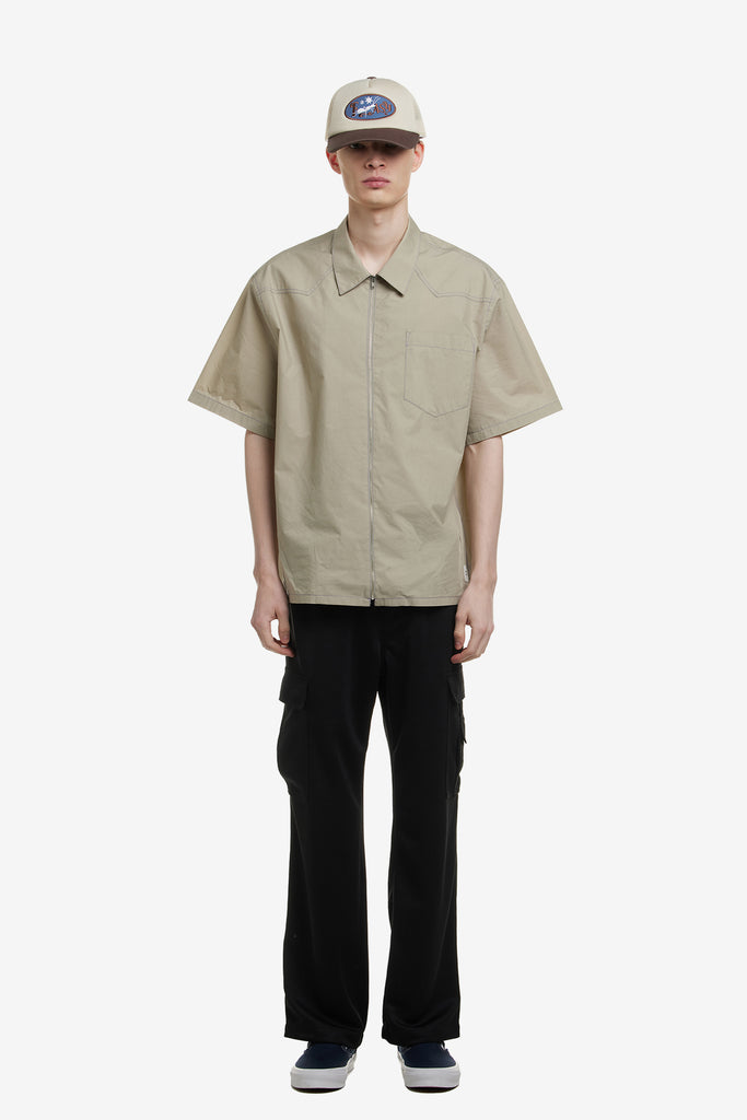 S/S ZIP-UP SHIRTS - WORKSOUT WORLDWIDE