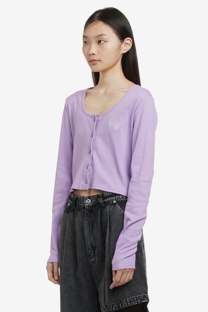 MILLIE CROPPED CARDIGAN LS - WORKSOUT WORLDWIDE