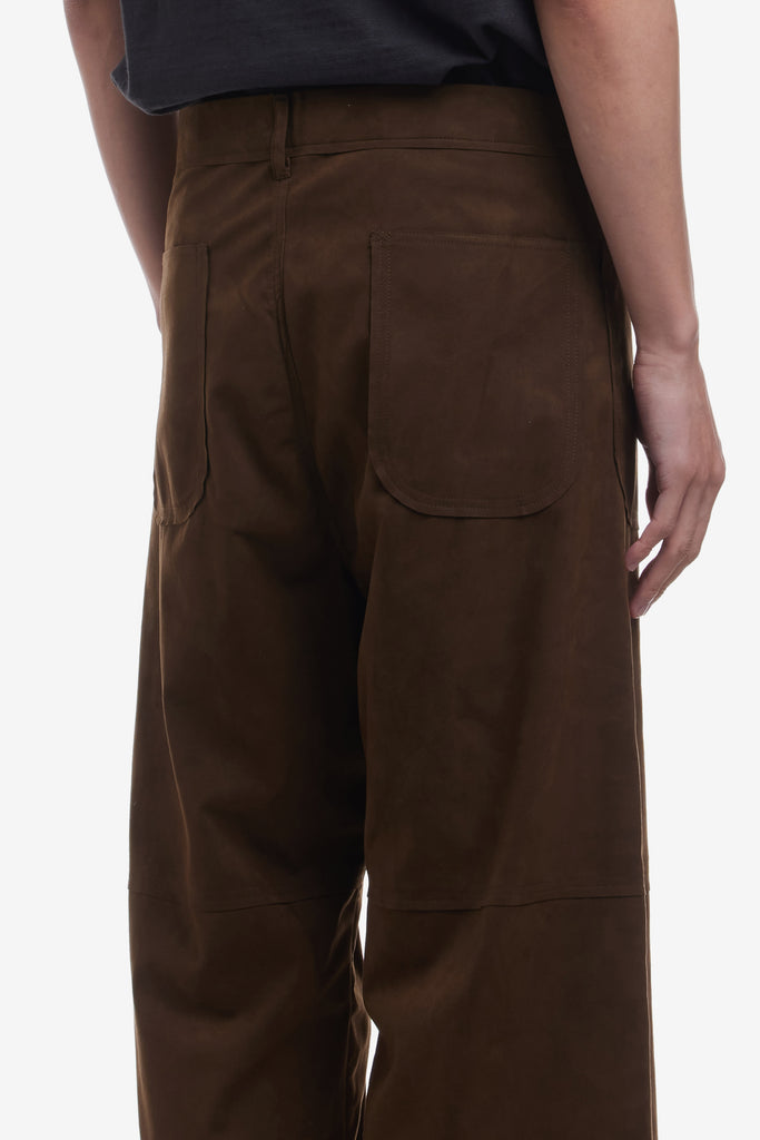 FAUX LEATHER FLARE PANTS - WORKSOUT WORLDWIDE