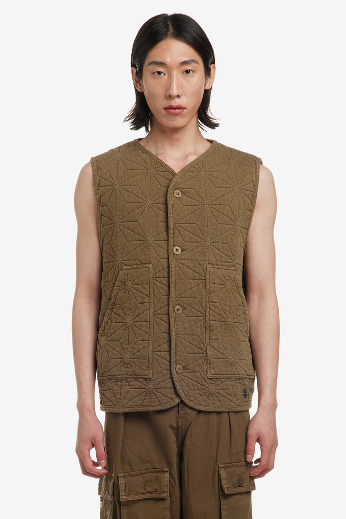 X EDISON CHEN QUILTED VEST - WORKSOUT WORLDWIDE