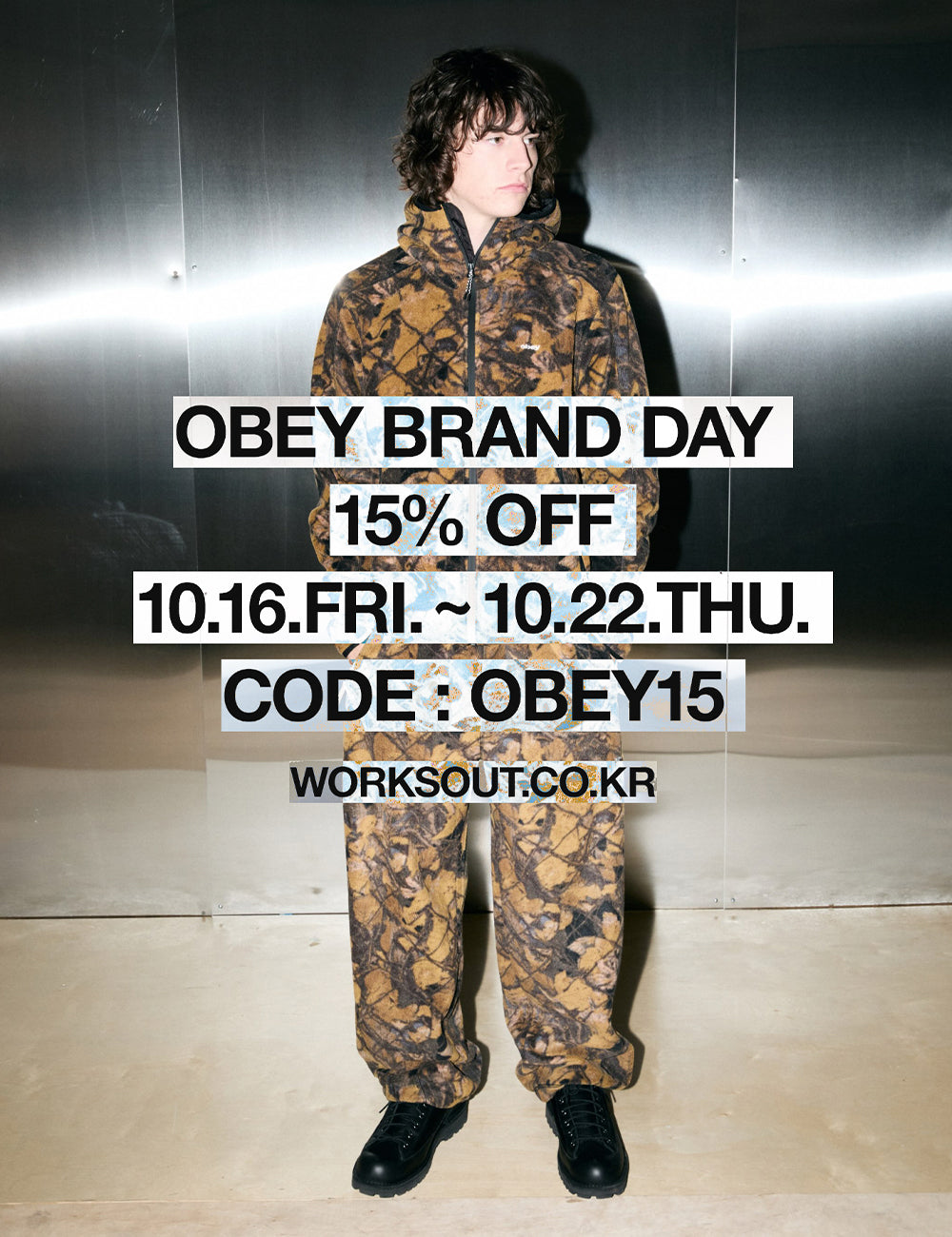 OBEY BRAND DAY 15% OFF