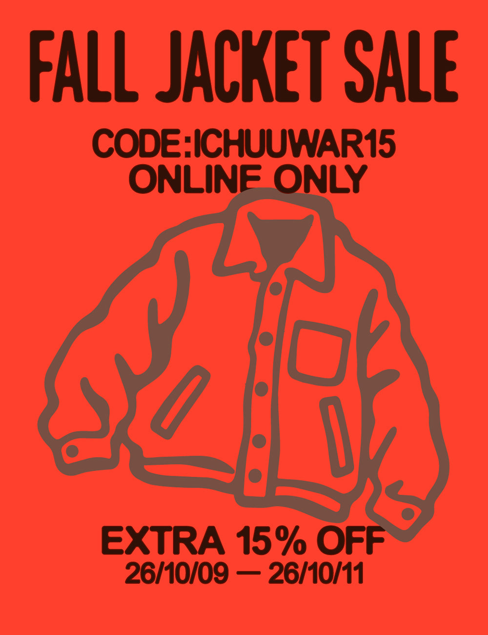 FALL JACKET SALE COUPON