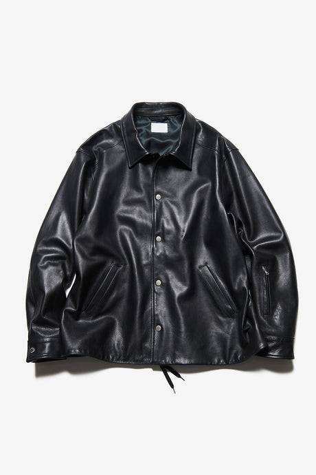 LEATHER COACH BLOUSON
