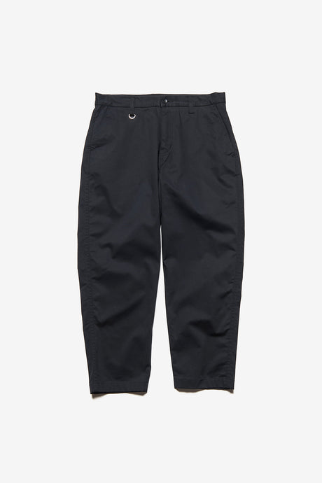STRETCH TWILL WIDE CROPPED PANTS
