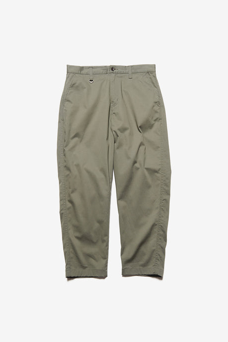 STRETCH TWILL WIDE CROPPED PANTS