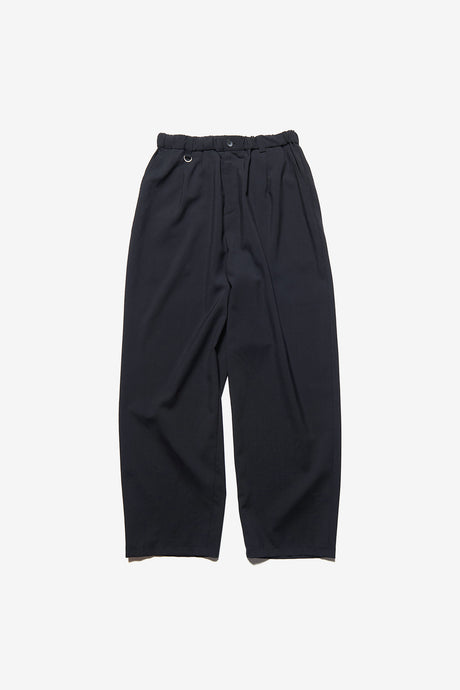 WASHBLE WOOL TAPERED BOLD PANTS