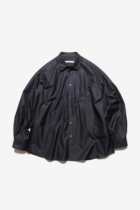 FABRIC-MIX OVERSIZED SHIRT