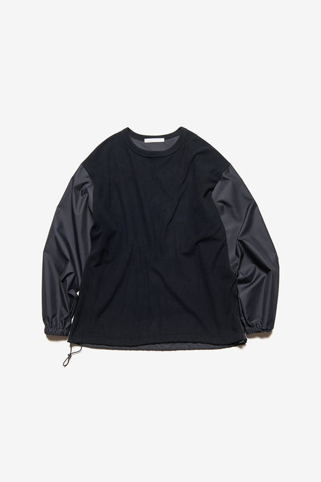 FABRIC-MIX L/S TOP