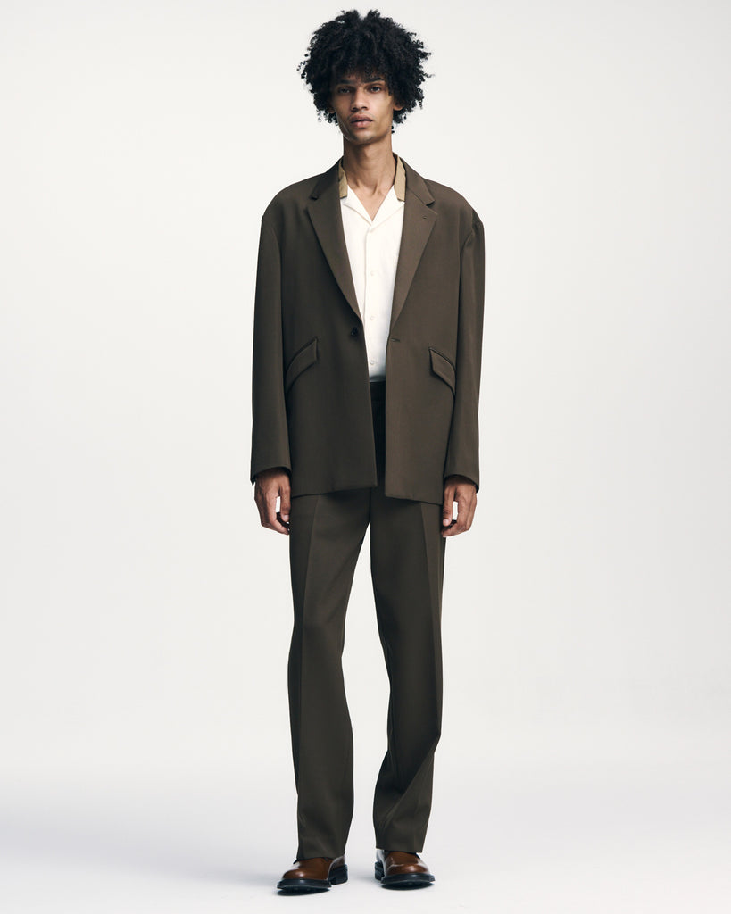 DOESKIN WOOL TUCK SLACKS | WORKSOUT WORLDWIDE