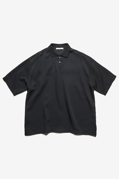 LINEN MESH OVERSIZED POLO