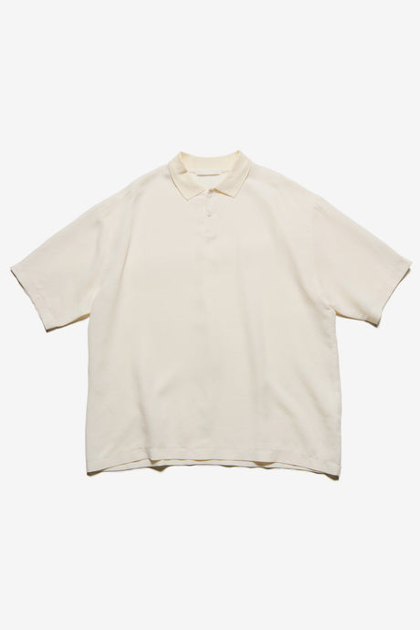 LINEN MESH OVERSIZED POLO