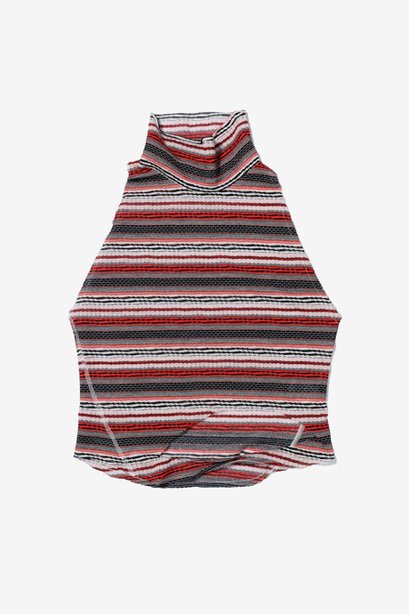 CUT OUT STRIPE SLEEVELESS