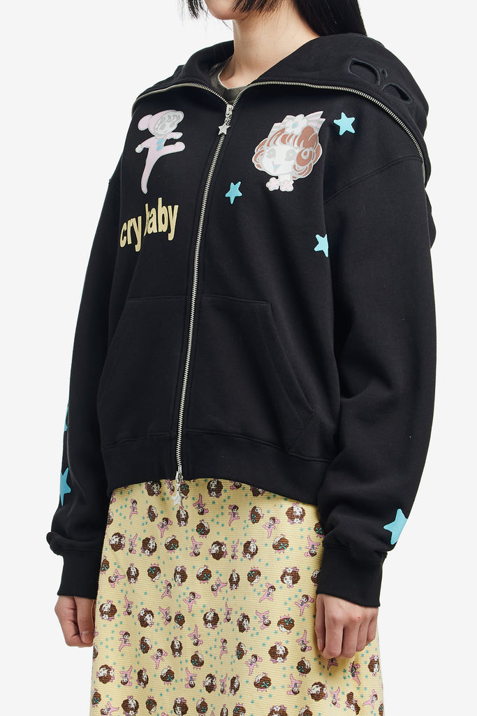 CRY BABY BUTTERFLY HOODIE - WORKSOUT WORLDWIDE