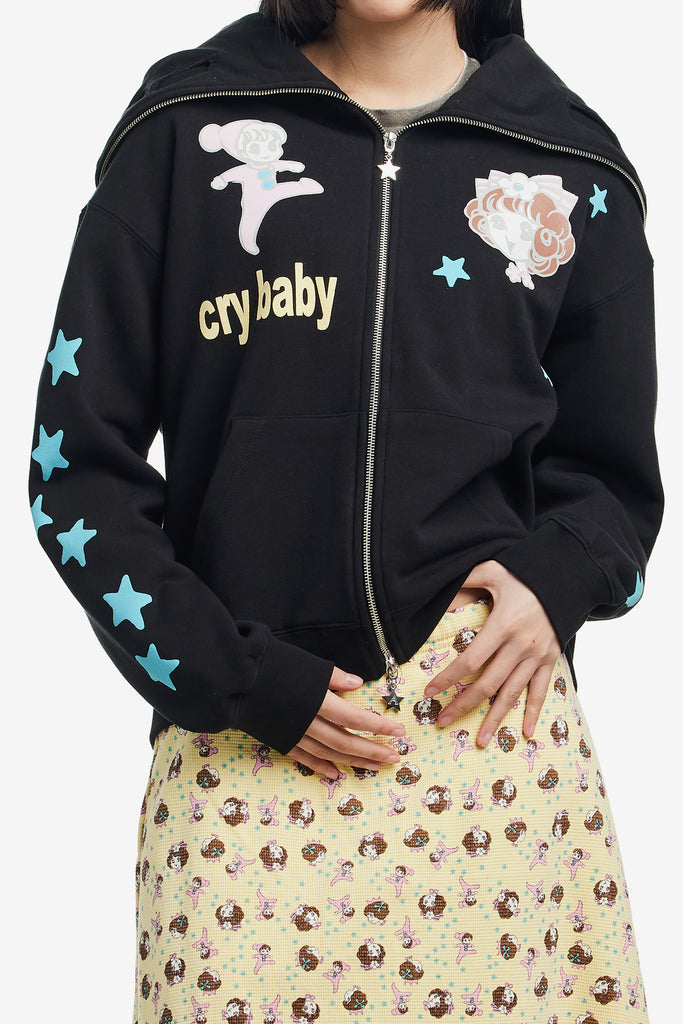 CRY BABY BUTTERFLY HOODIE - WORKSOUT WORLDWIDE