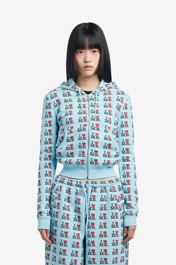 I HEART ME SHRUNK BABY HOODIE - WORKSOUT WORLDWIDE