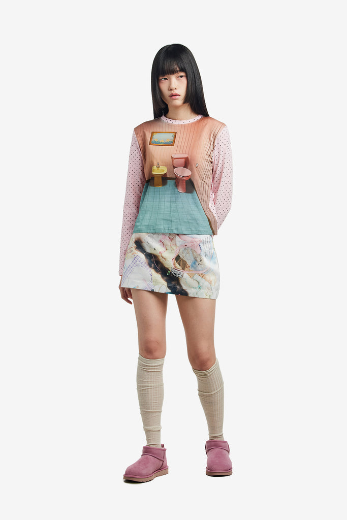 BATHROOM L/S T-SHIRT - WORKSOUT WORLDWIDE