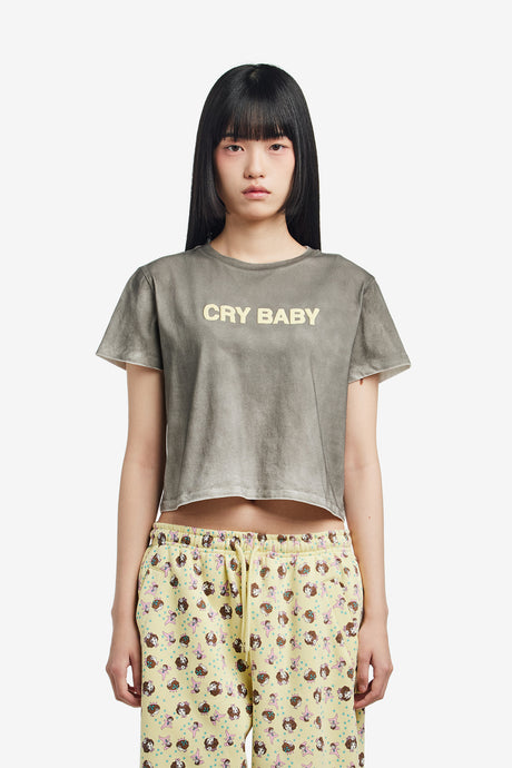CRY BABY CROPPED T-SHIRT