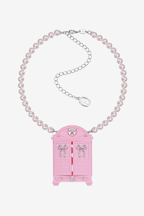 WINDOW DETACHABLE BROOCH NECKLACE