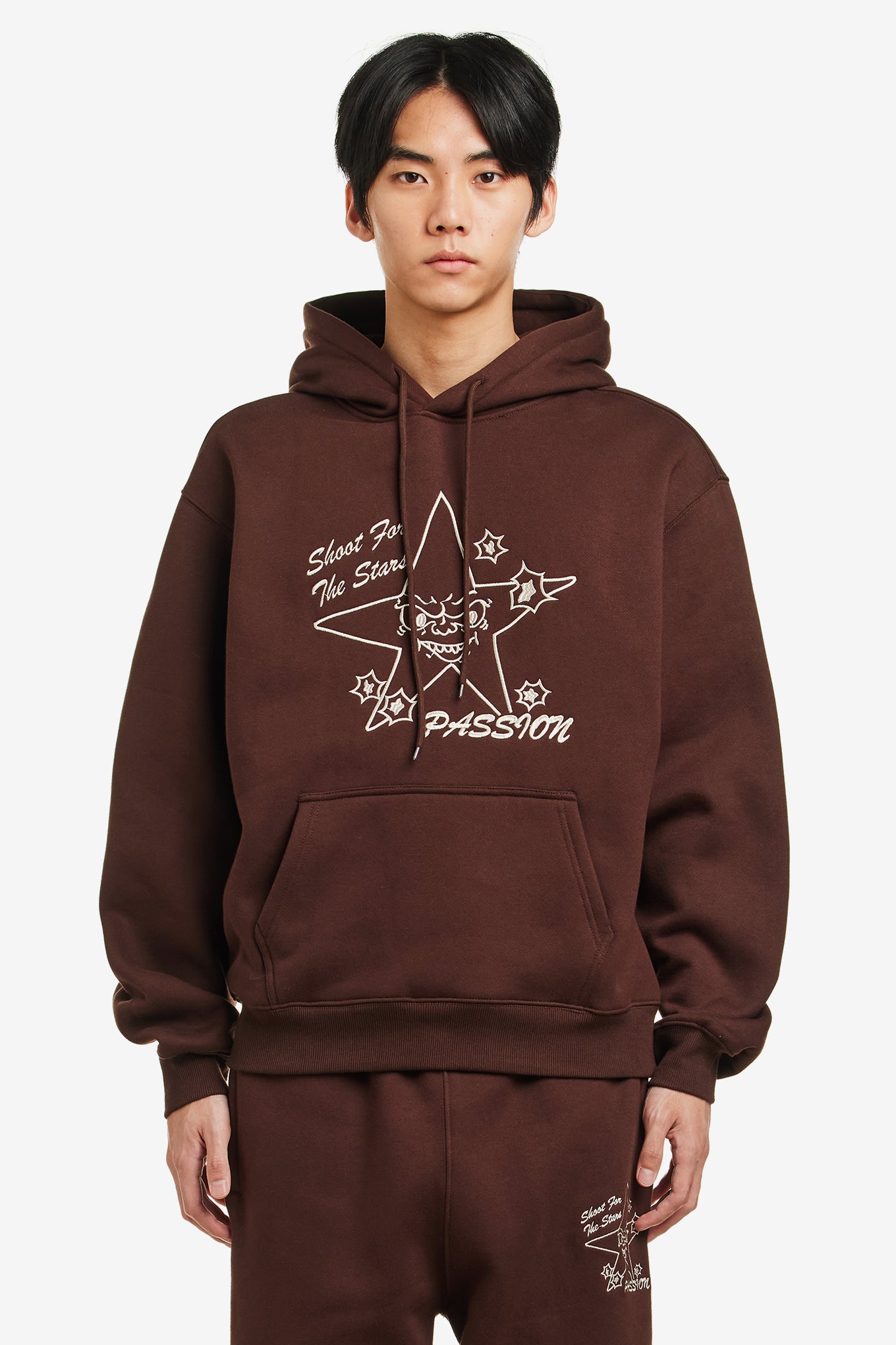 トップス PASSION TARGET PRACTICE HOODIE BROWN M TARGET PRACTICE TRACKSUIT HOOD– WORKSOUT WORLDWIDE