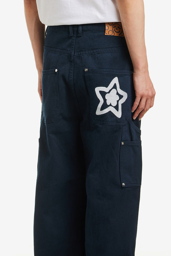 DOUBLE KNEE STAR JEANS - WORKSOUT WORLDWIDE