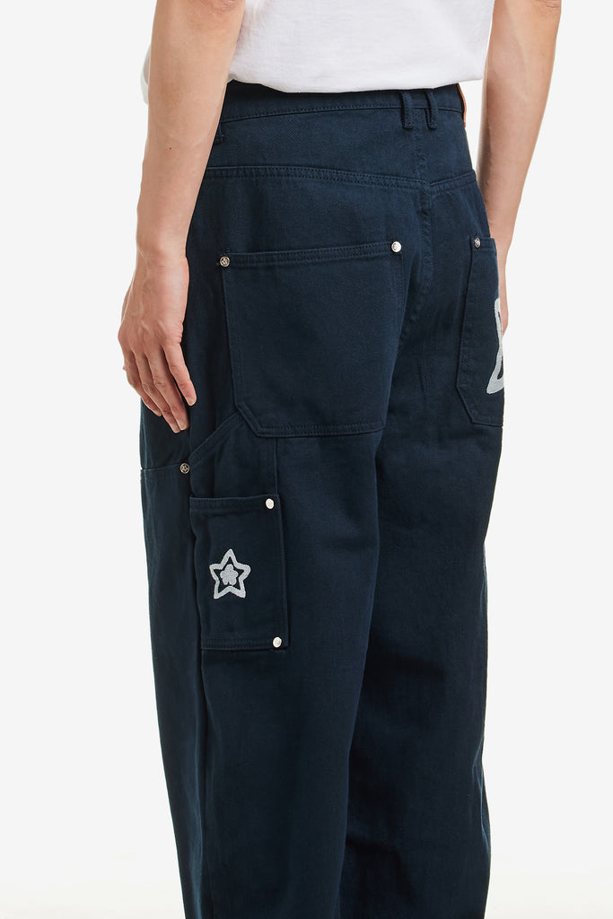 DOUBLE KNEE STAR JEANS - WORKSOUT WORLDWIDE