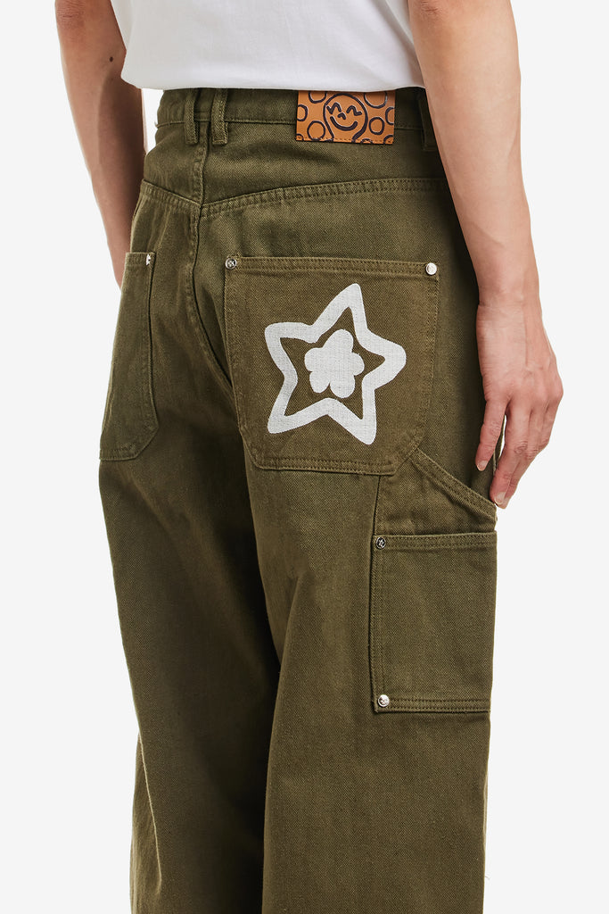 DOUBLE KNEE STAR JEANS - WORKSOUT WORLDWIDE