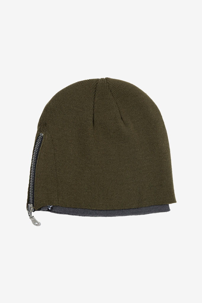 ZIPPER SKULLY BEANIE - WORKSOUT WORLDWIDE
