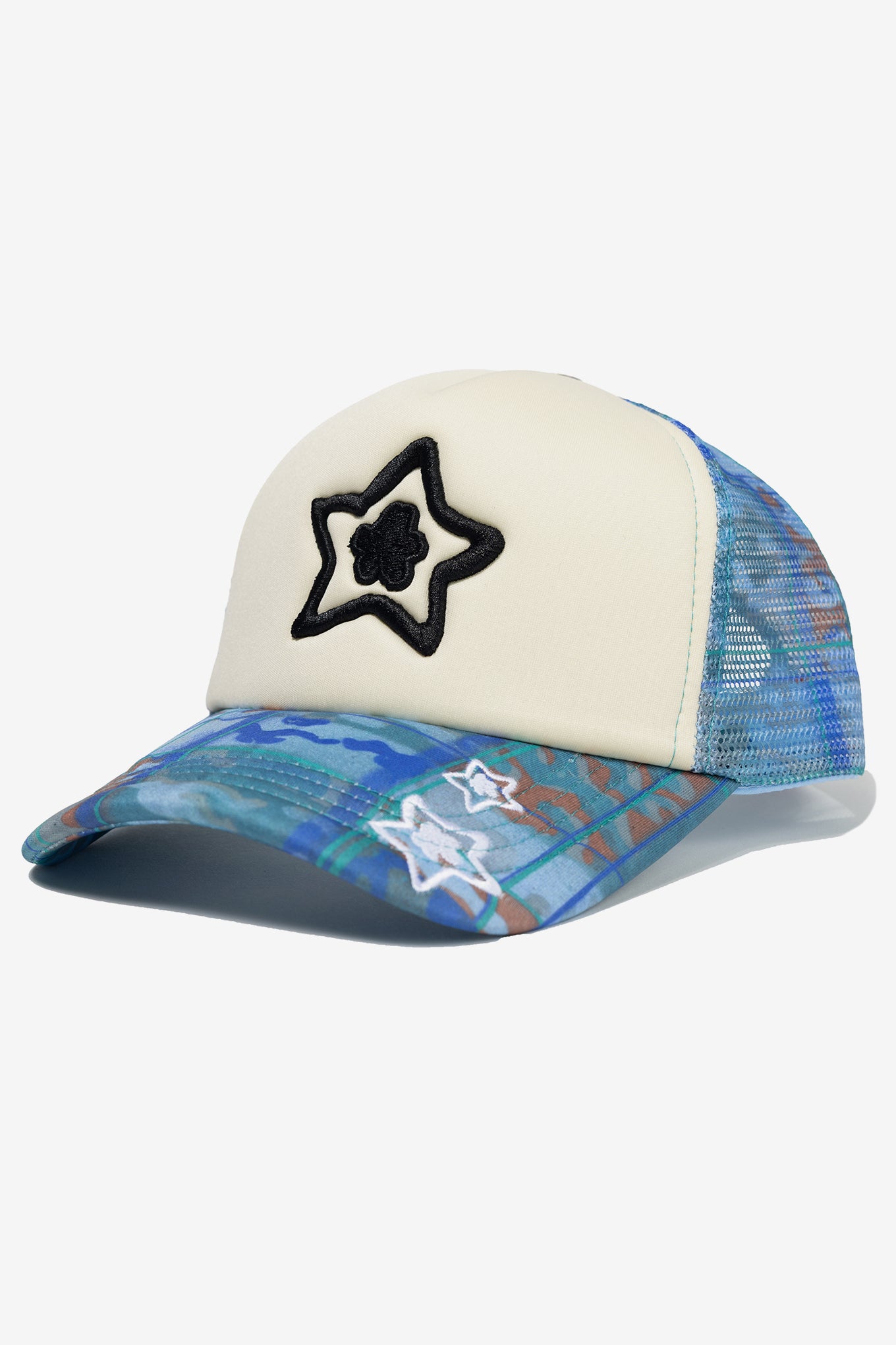 STAR TEAM スターチームTRUCKER HAT PLAID BLUE STAR TEAM スターチームTRUCKER HAT PLAID BLUE - メルカリ
