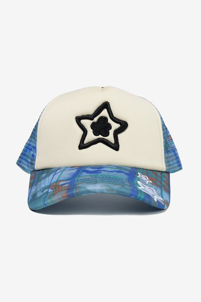 CAMO PLAID FOAM TRUCKER HAT - WORKSOUT WORLDWIDE